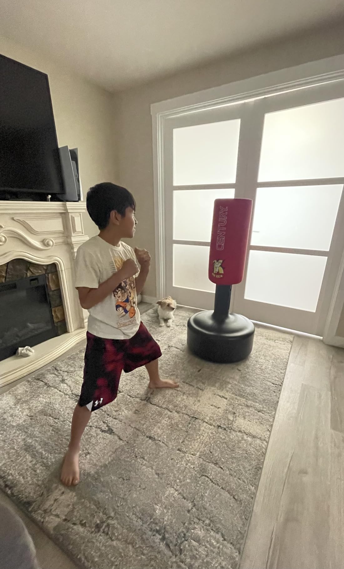 Century Kids Wavemaster | Adjustable Kids' Freestanding Punching Bag customer photo 2