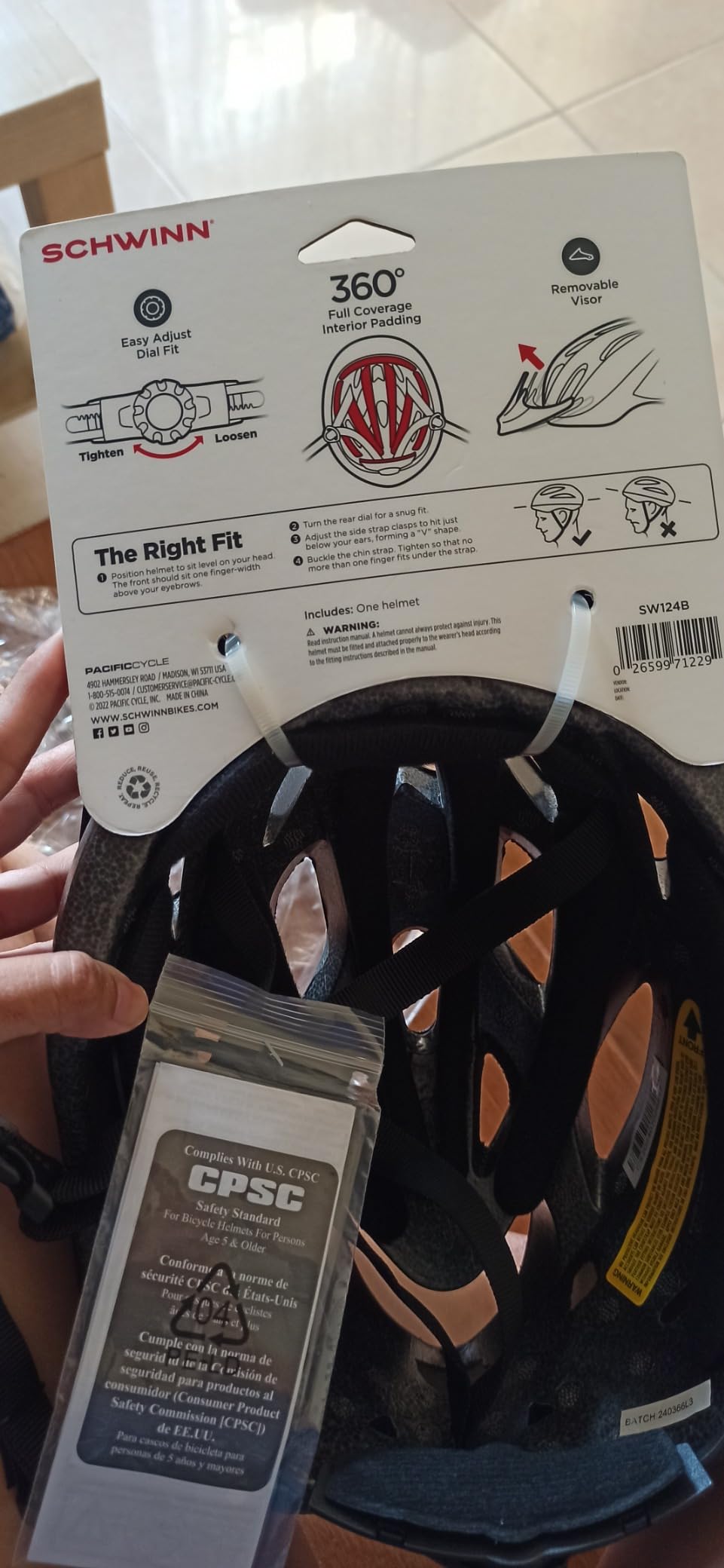 Schwinn Thrasher Helmet for Adults, Size 58-62 cm for Riders Ages 14+ customer photo 2