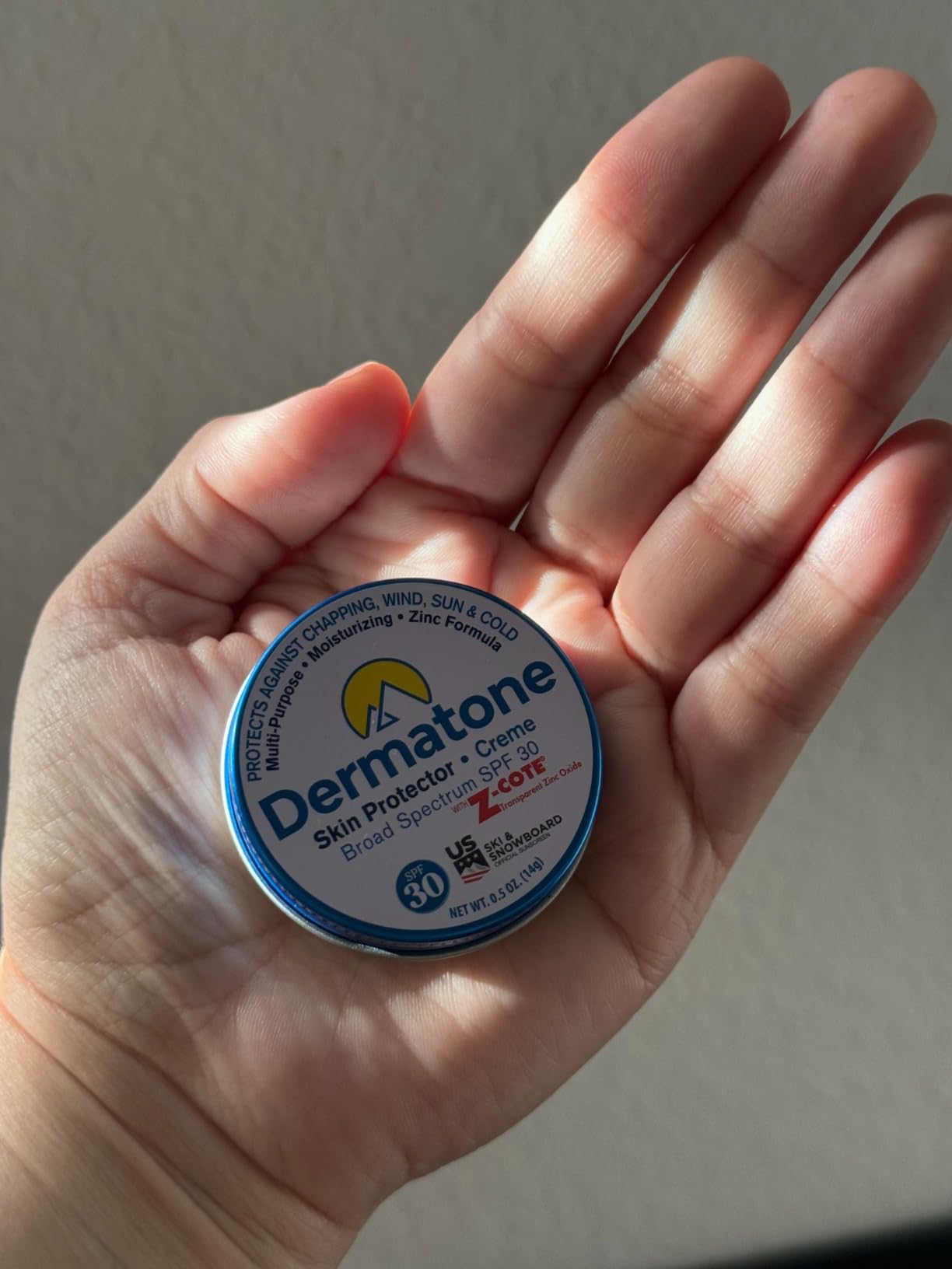 Dermatone Skin Protector w/Zinc | Skin Balm for Face & Lips | Barrier Cream for Sun, Wind & Cold | SPF 30 Zinc Sunscreen | Moisturize, Heal & Repair Dry Skin, 0.5 oz customer photo 2