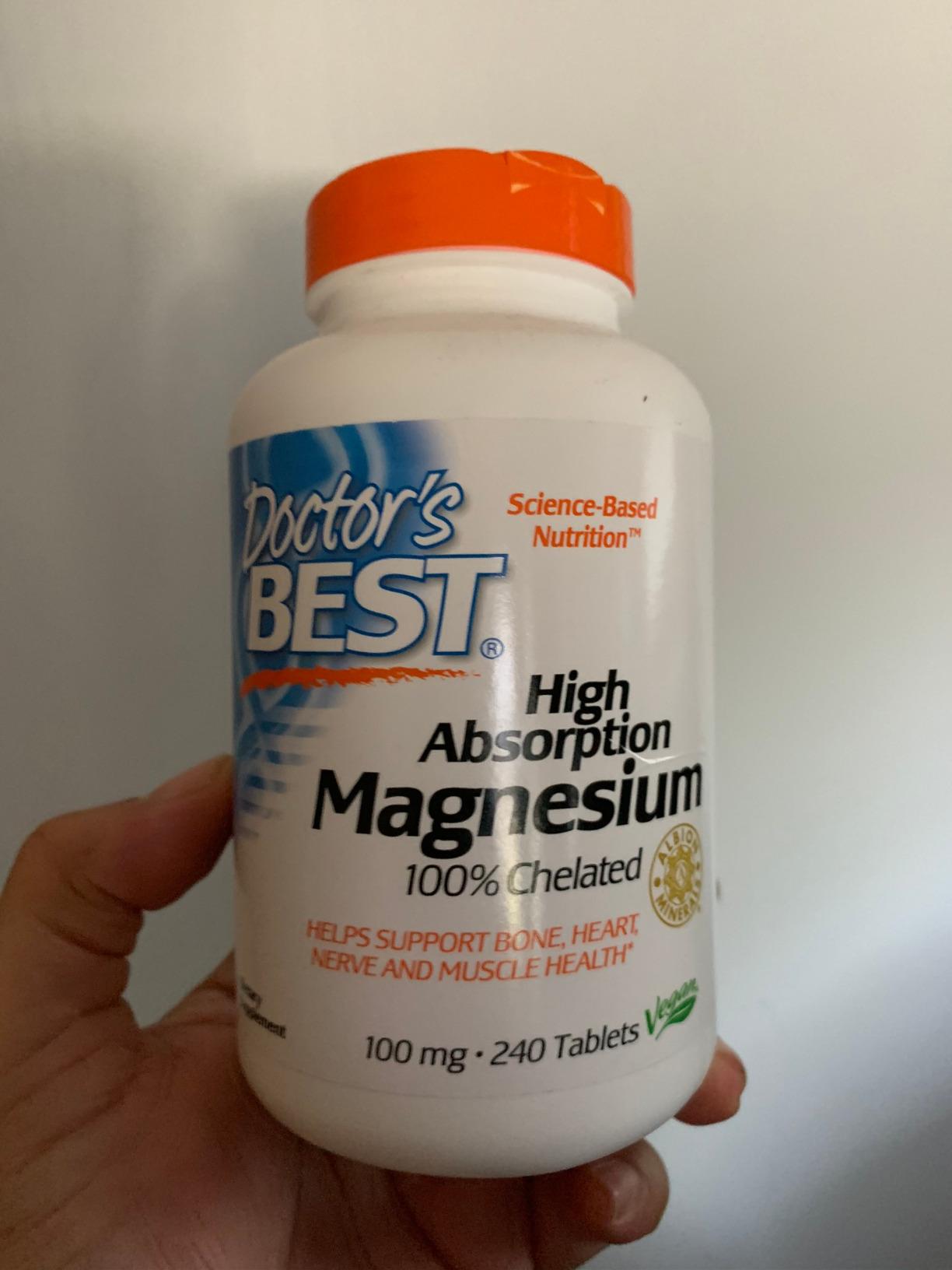 Doctor's Best High Absorption Magnesium Glycinate Lysinate | 240 Count customer photo 1