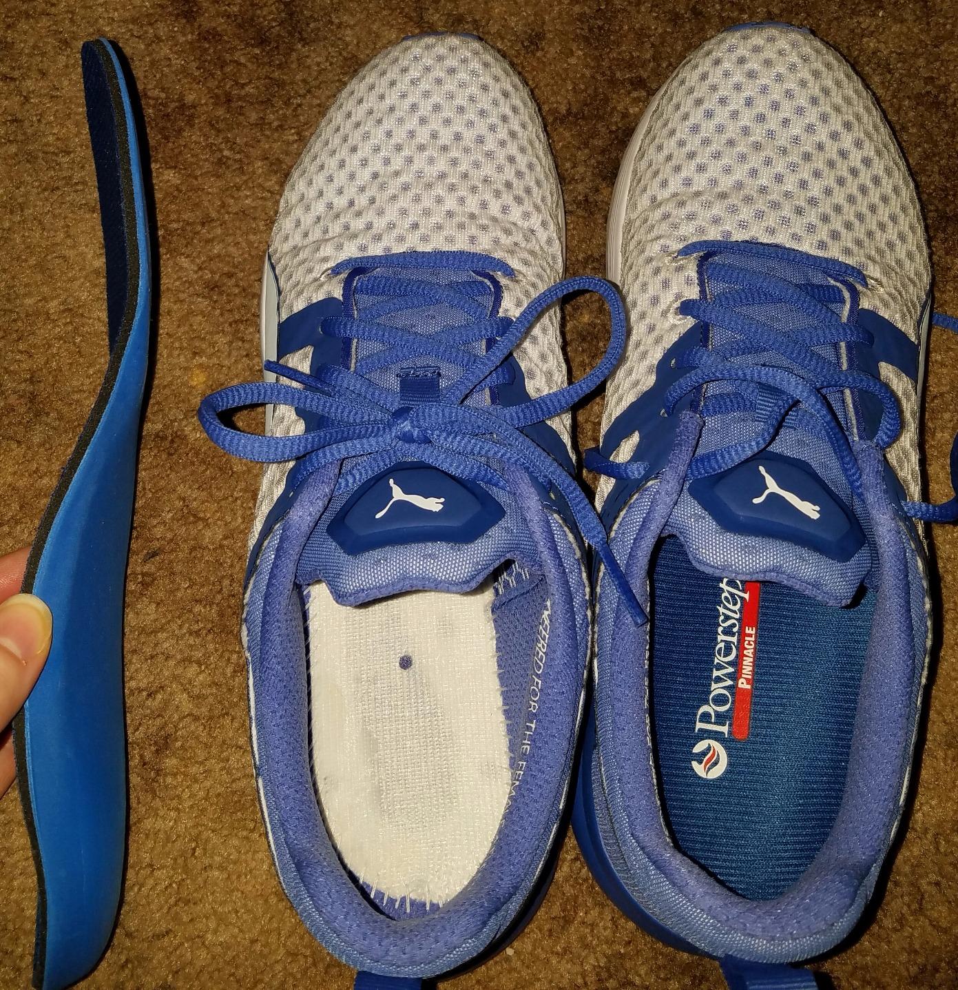 PowerStep Pinnacle Insoles, Orthotics for Plantar Fasciitis Relief, Made in USA Orthotic Insoles, Arch Support Inserts with Moderate Pronation, #1 Podiatrist Recommended customer photo 1