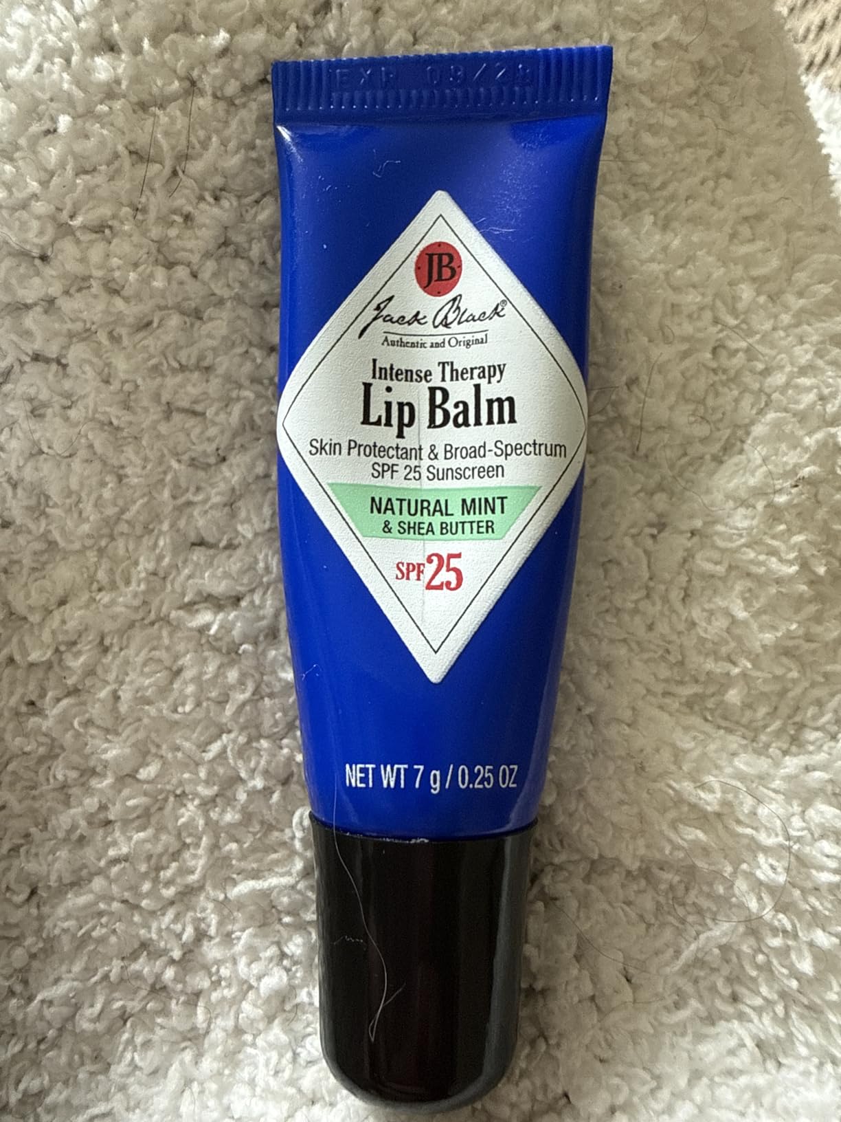 Jack Black Intense Therapy Lip Balm, 0.25-Oz. - SPF 25 Sun Protection, Lip Moisturizer, Hydrating Lip Balm with SPF, Lip Sunscreen customer photo 1