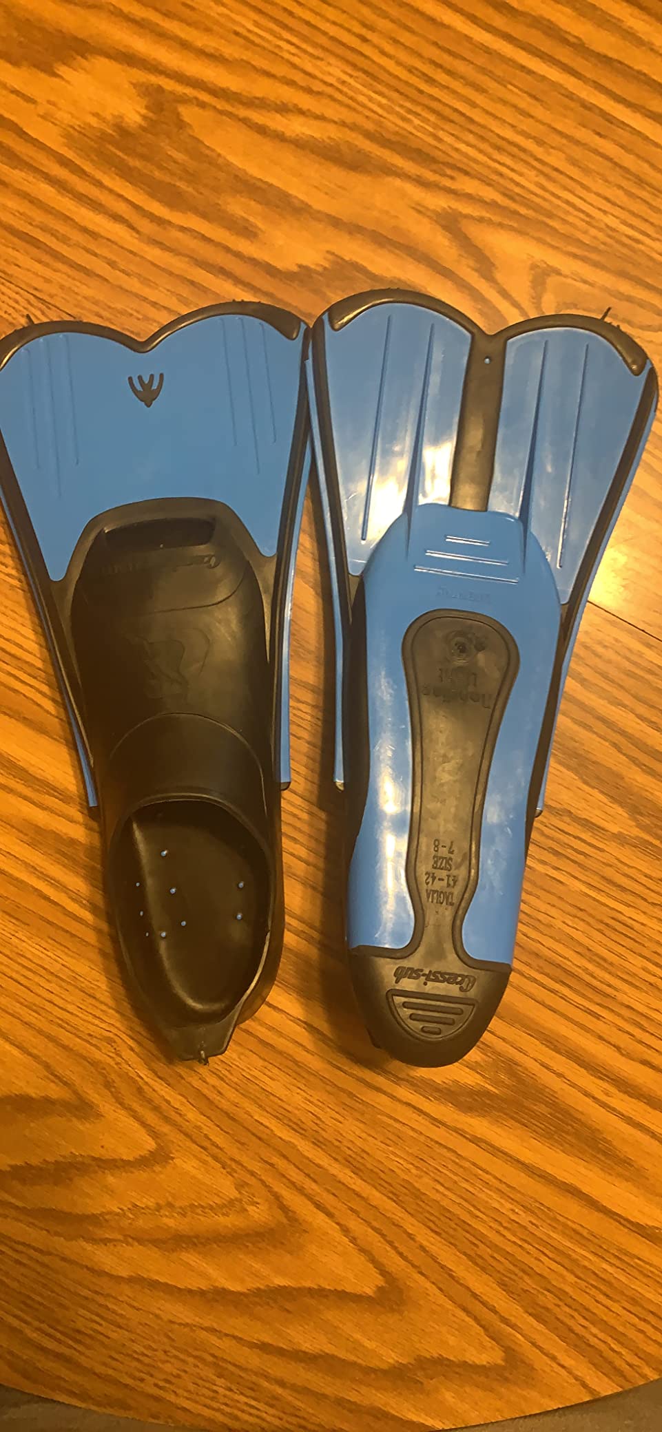 Cressi Short Full Foot Pocket Fins for Swimming or Training in the Pool and in the Sea - Light customer photo 1