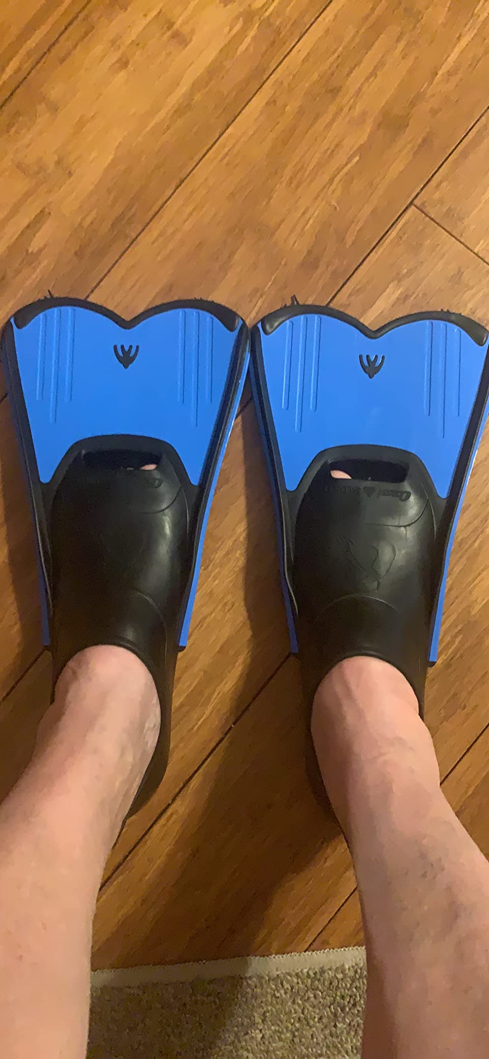 Cressi Short Full Foot Pocket Fins for Swimming or Training in the Pool and in the Sea - Light customer photo 2