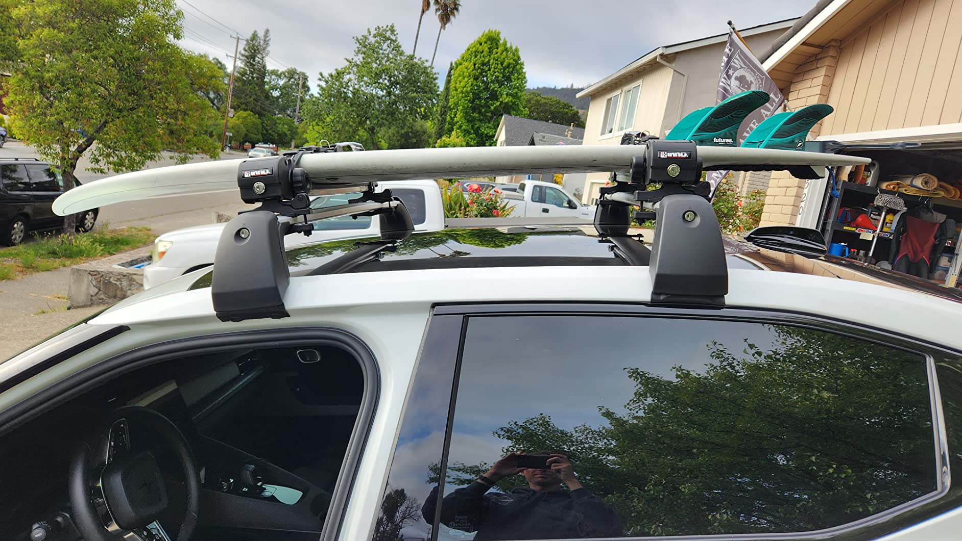INNO Kayak/Surfboard Rack, 3 Shortboard/2 Longboard Capacity (INA744) customer photo 2