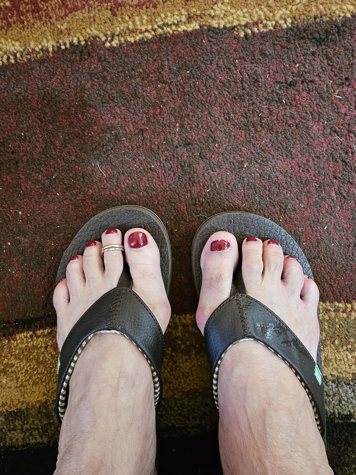 Sanuk Yoga Mat II | Flip Flops for Women | Yoga Sandals For Women | Women's Beach Sandals | Memory Foam Footbed customer photo 2