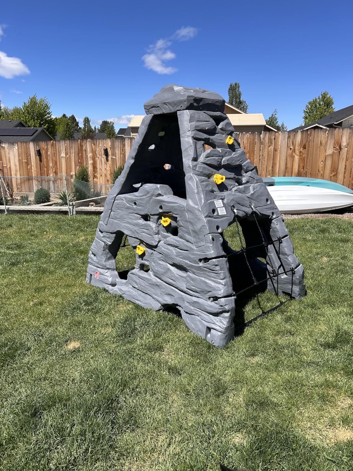 Step2 Skyward Summit for Kids, Climbing Wall Playset for Toddlers, Ages 4 -8 Years Old, Easy to Assemble Kids Outdoor Playground for Backyard customer photo 2