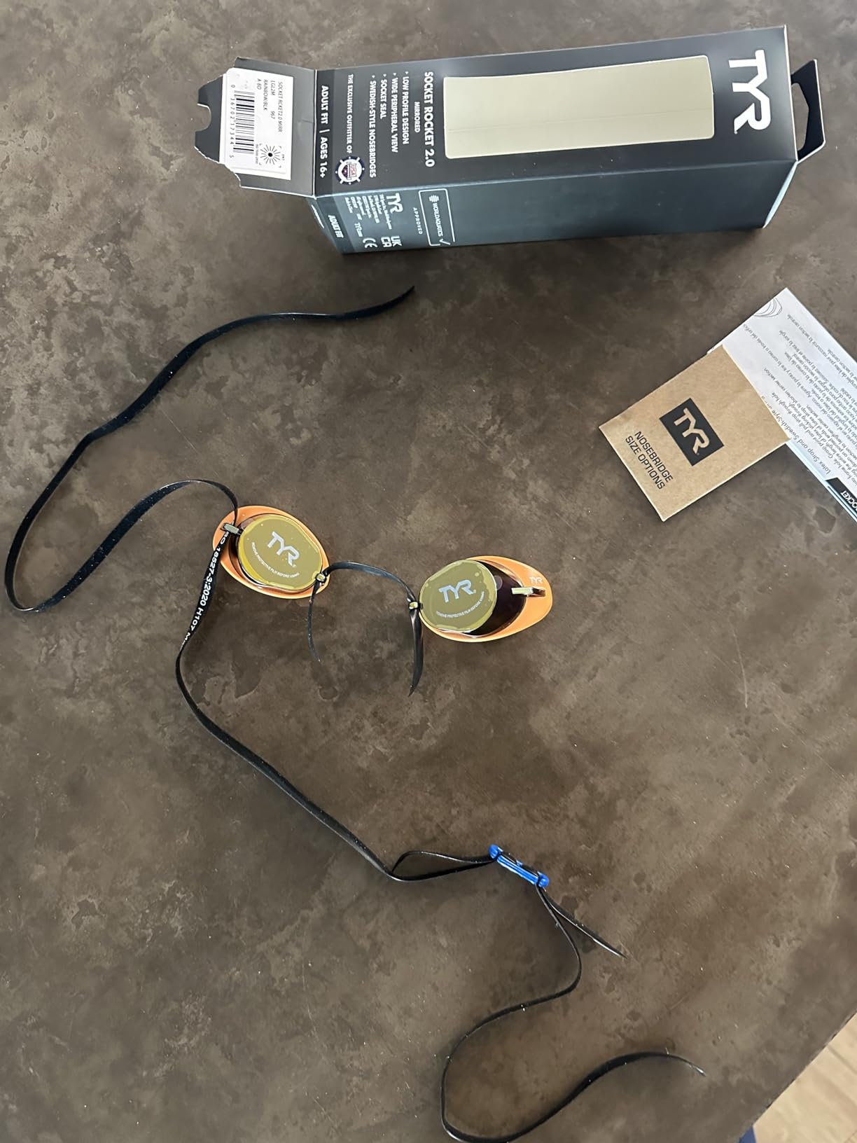 TYR Socket Rockets 2.0 Racing Swim Goggles - Adult Goggles, Unisex, Anti-Fog, UVA/UVB Protection, Watertight, Mirrored customer photo 2