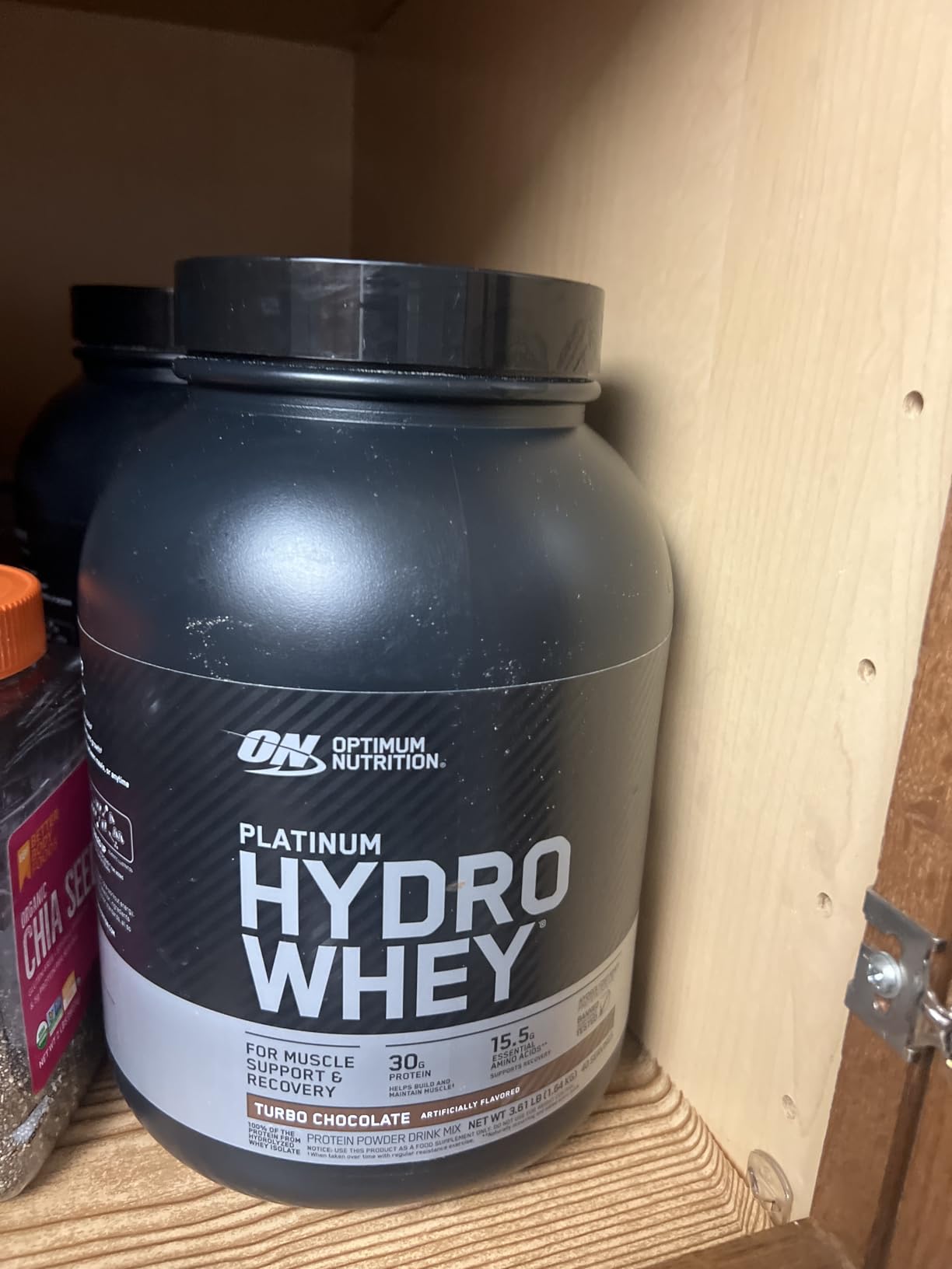 Optimum Nutrition Platinum Hydrowhey Protein Powder, 100% Hydrolyzed Whey Protein Isolate Powder, Turbo Chocolate, 40 Servings, 3.61 Pounds (Packaging May Vary) customer photo 1