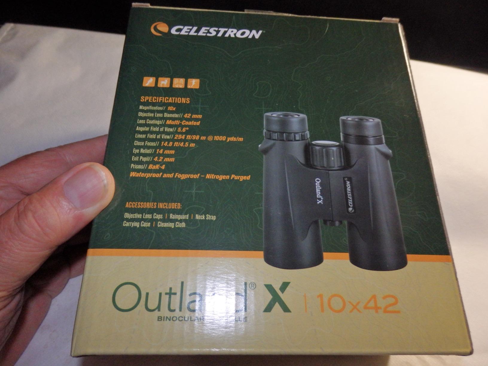 Celestron - Outland X 10x42 Binoculars - Ideal for Birding and Outdoors - 42mm Objective Lenses - BaK-4 Prisms - Multi-Coated - Waterproof and Fogproof customer photo 2