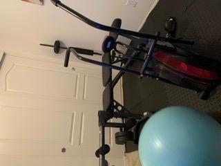 Marcy Air-Resistance Exercise Fan Bike With Dual Action Handlebars (Black) customer photo 1