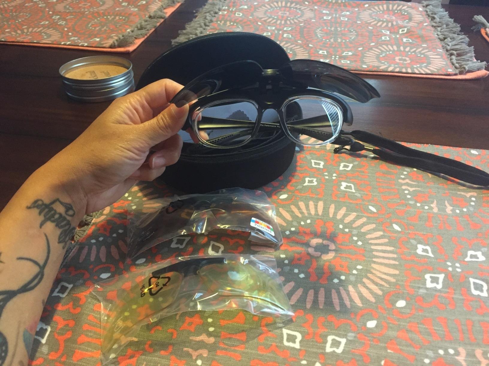 Rapid Eyewear Pro Performance Plus RX Sports Sunglasses Frame with Interchangeable UV Polarized Lenses customer photo 2