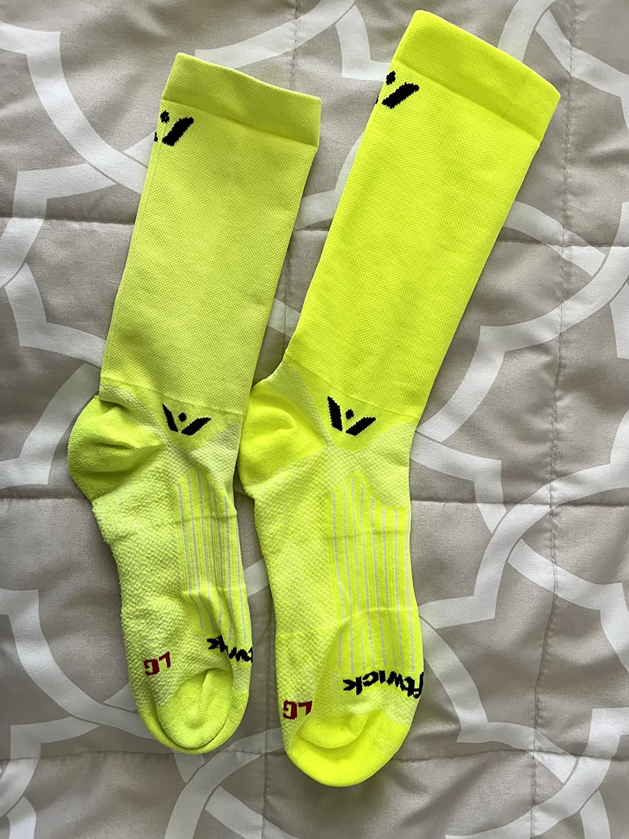 ASPIRE Crew Cycling Socks, Firm Compression Fit, Moisture Wicking customer photo 2