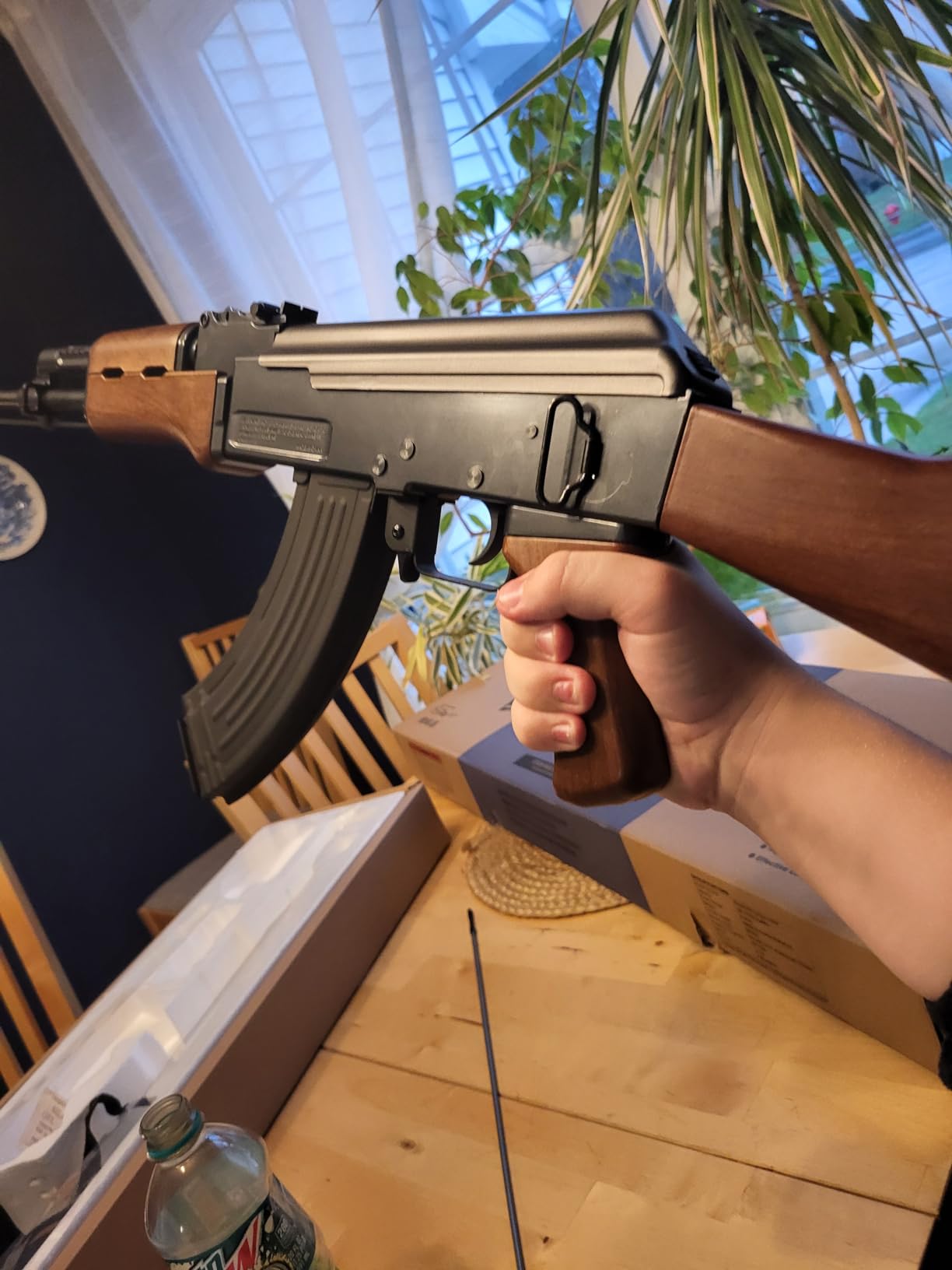 Double Eagle Full Auto Electric Metal AEG AK-47 Rifle FPS-350 Airsoft Gun customer photo 2