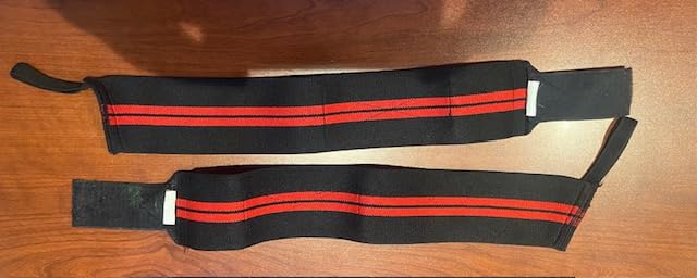 Harbinger Red Line 18-Inch Weightlifting Wrist Wraps for Men and Women (Pair) customer photo 2
