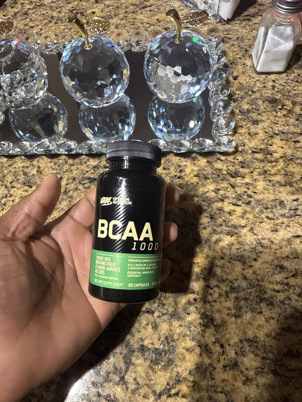 Optimum Nutrition Instantized BCAA Capsules, Keto Friendly Branched Chain Essential Amino Acids, 1000mg, 60 Count customer photo 1
