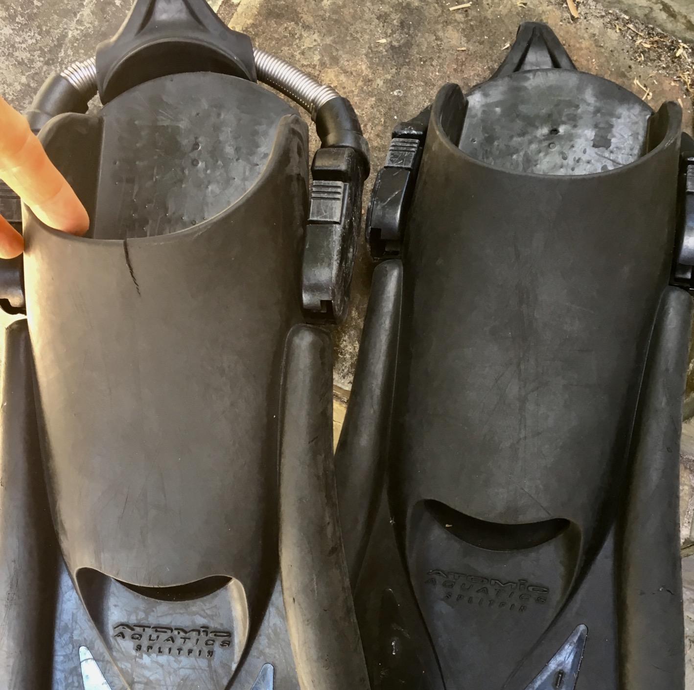 Atomic Aquatics Split Fins customer photo 1