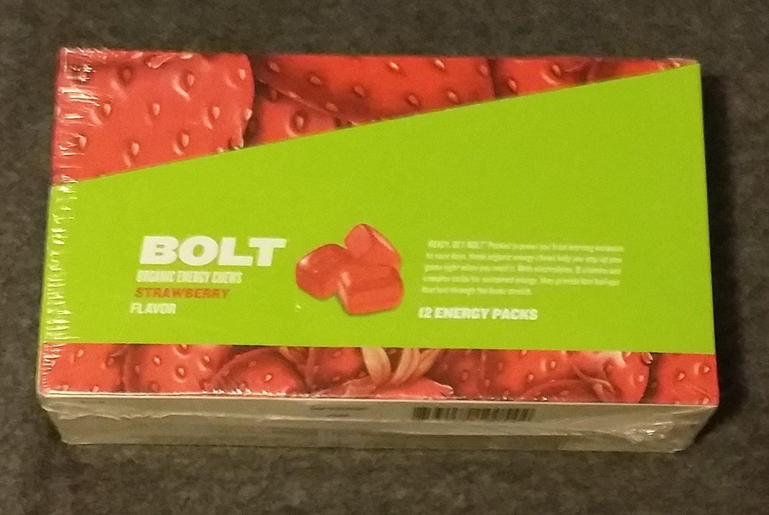 PROBAR Bolt Energy Chews for Running & Cycling - Organic Sports Nutrition Gummies with Electrolytes & B Vitamins, Fast Carb Endurance Fuel, Vegan Gluten Free Non-GMO, Strawberry (12 Pack) customer photo 1
