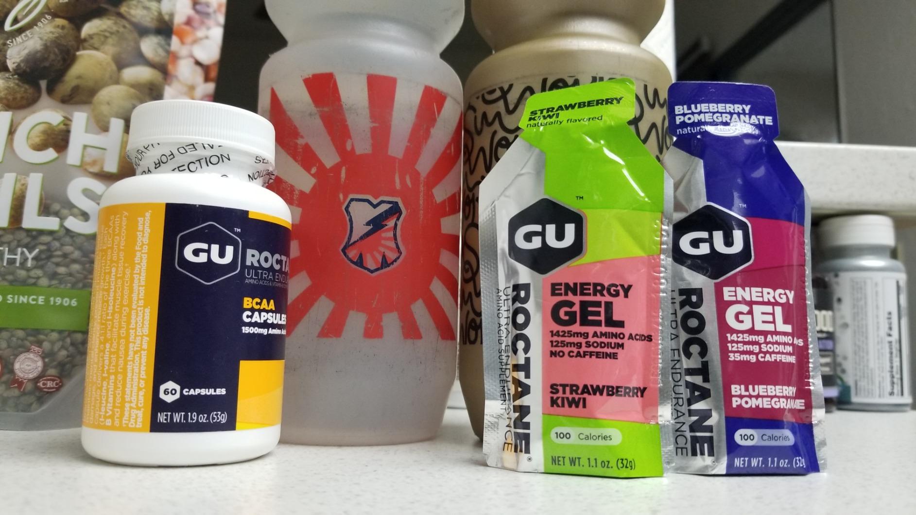 GU Energy Roctane Ultra Endurance Energy Gel, Vegan, Gluten-Free, Kosher, and Dairy-Free On-The-Go Sports Nutrition for Running, Biking, Hiking or Skiing, Assorted Flavors, 24-Count customer photo 1