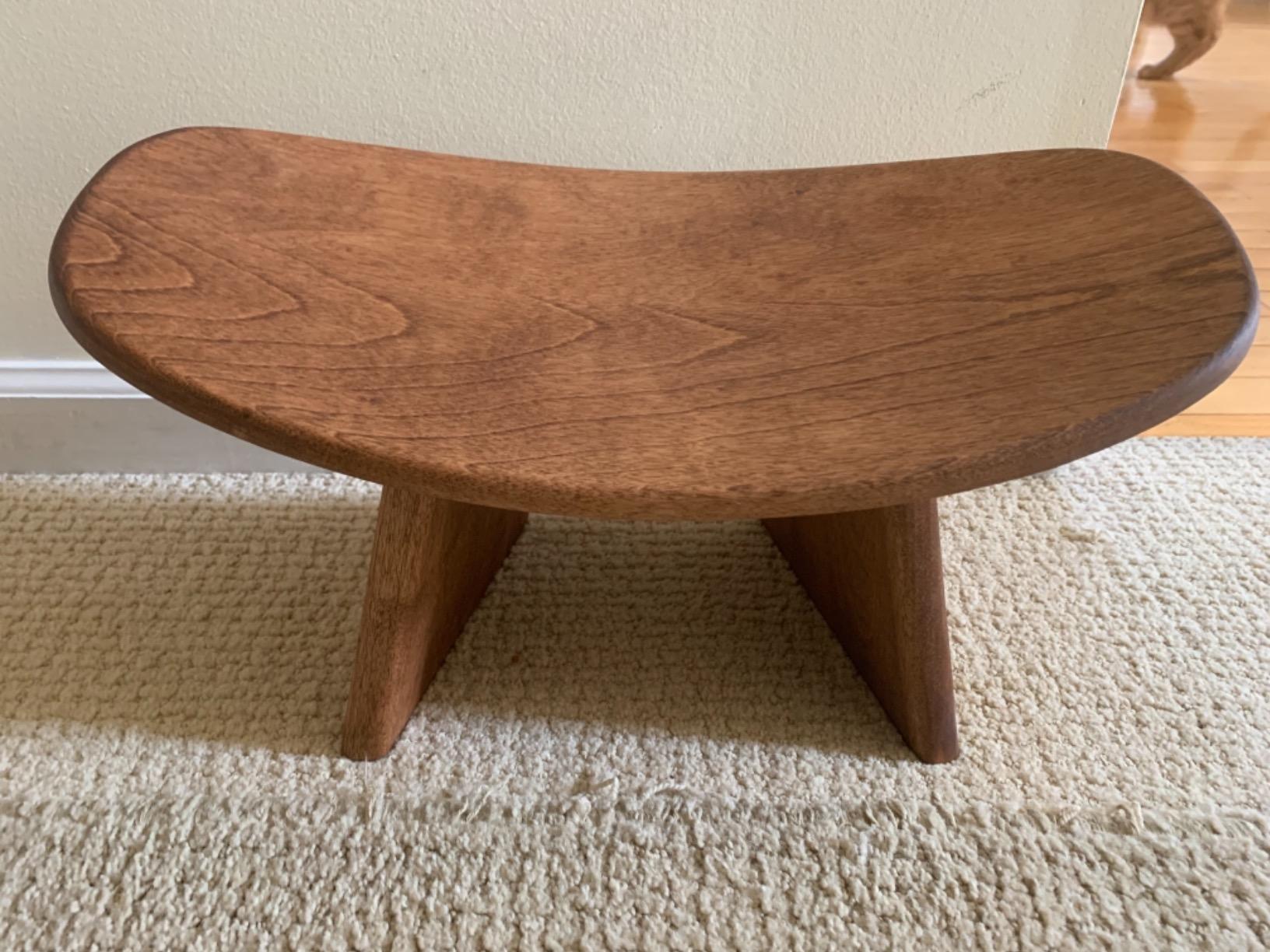 Meditation Bench IKUKO Original, Portable Version with Bag, Locally Handmade Wooden Kneeling Ergonomic Seiza Seat, Prana Yoga - 2 Colors, 3 Height Sizes customer photo 1