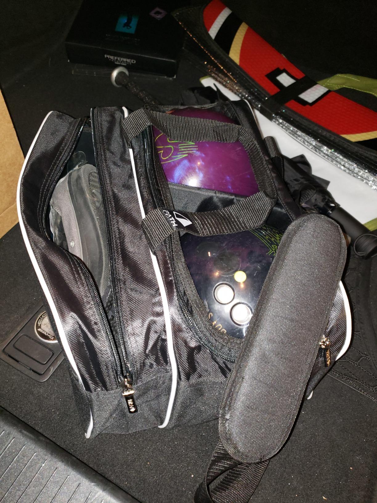 Pyramid Path Double 2 Ball Tote Plus Clear Top Bowling Bag with Large Separate Compartment for Bowling Shoes (Up To US Mens Size 15) or Accessories customer photo 2