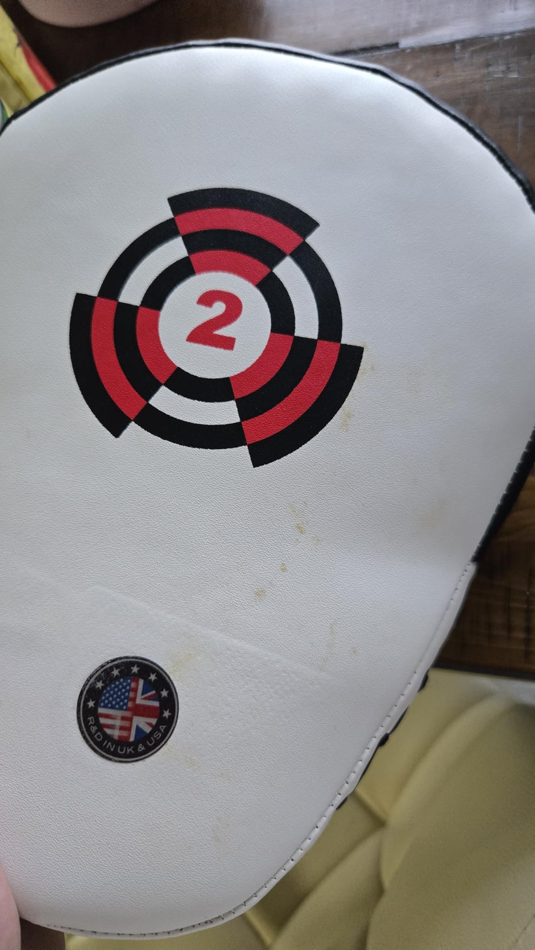 RDX Boxing Pads Focus Mitts, Maya Hide Leather Curved Hook and Jab Target Hand Pads customer photo 2