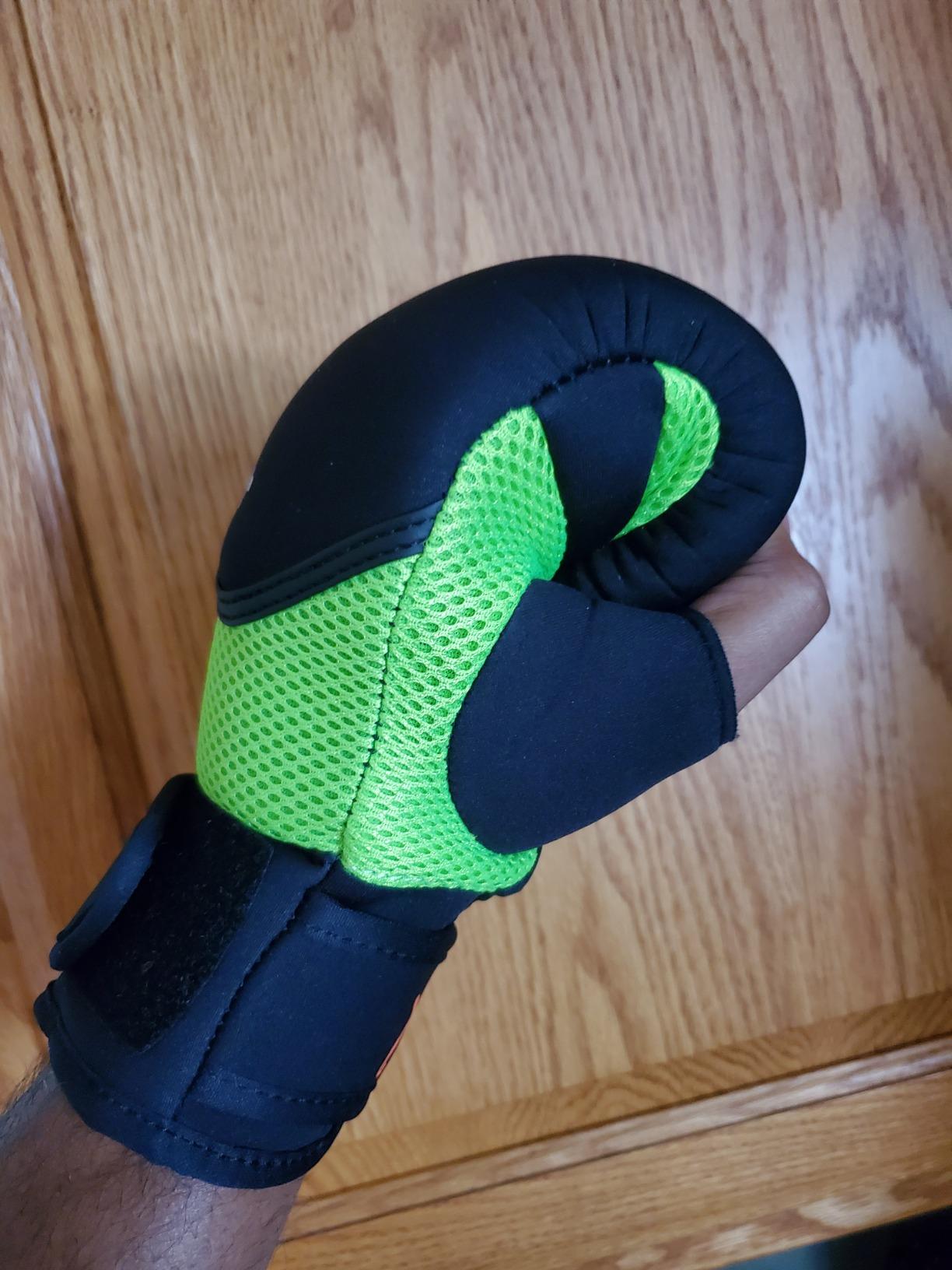 MaxxMMA Neoprene Washable Heavy Bag Gloves - Boxing Punching Training customer photo 2