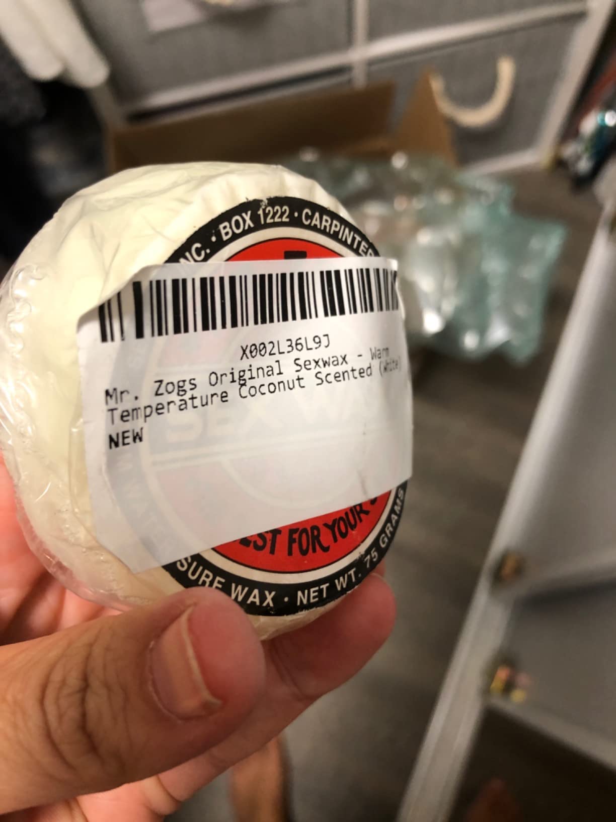 Mr Zogs Original Sexwax - Warm Water Coconut Scented customer photo 2