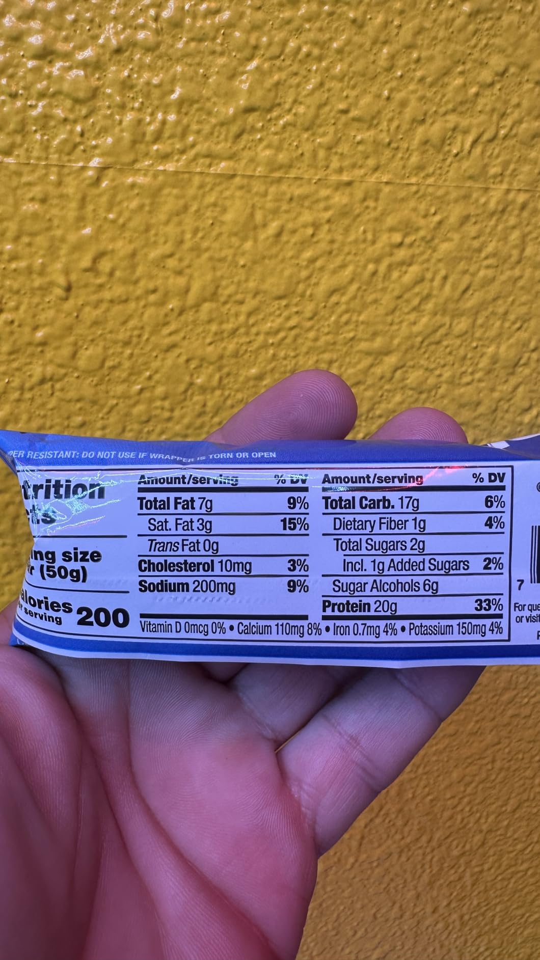 Pure Protein Chocolate Peanut Butter Protein Bars - 20g Protein, 3g Sugar, 190 Calories (12 count) Low Sugar High Protein Snack - Gluten Free customer photo 1