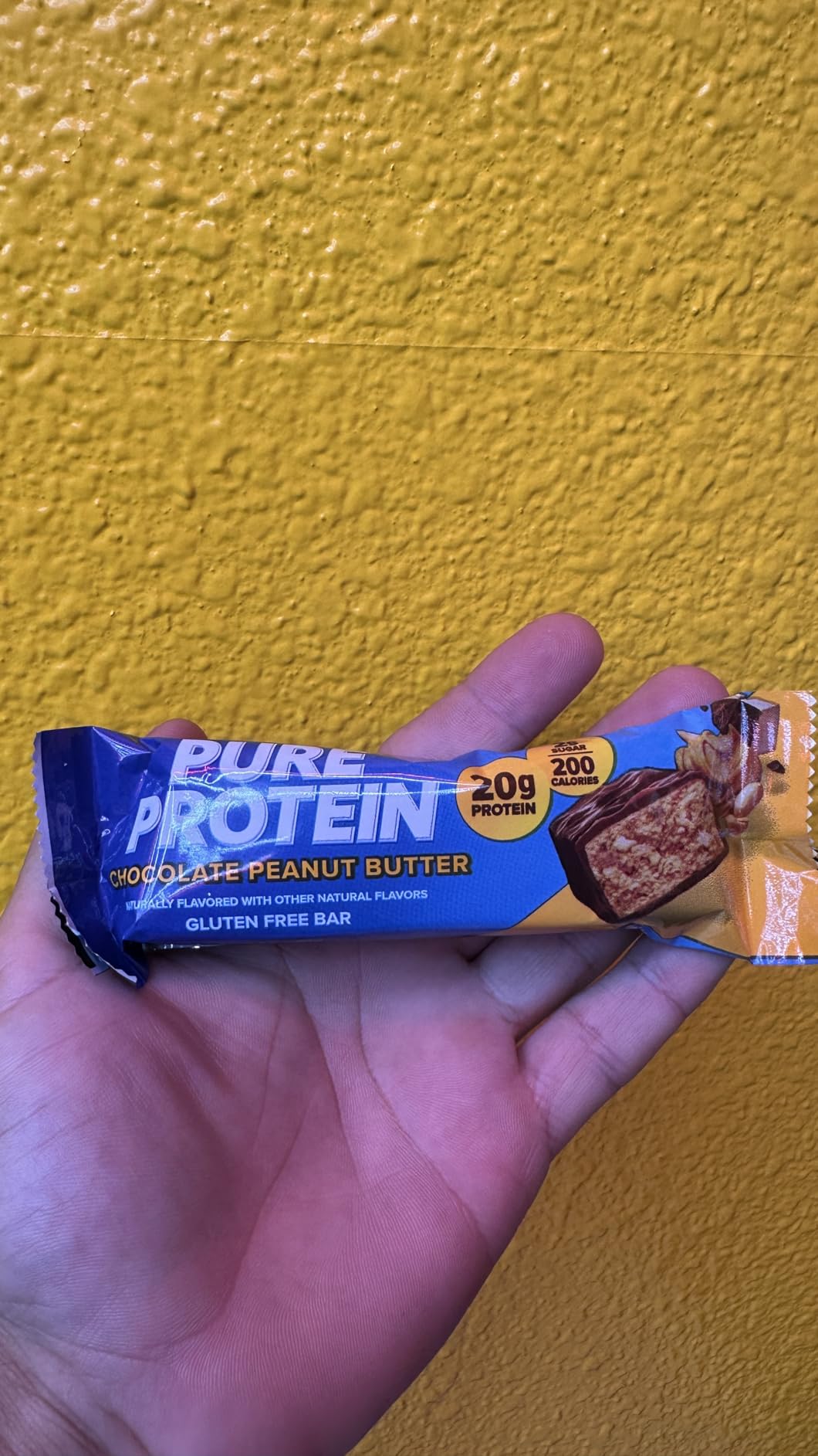 Pure Protein Chocolate Peanut Butter Protein Bars - 20g Protein, 3g Sugar, 190 Calories (12 count) Low Sugar High Protein Snack - Gluten Free customer photo 2