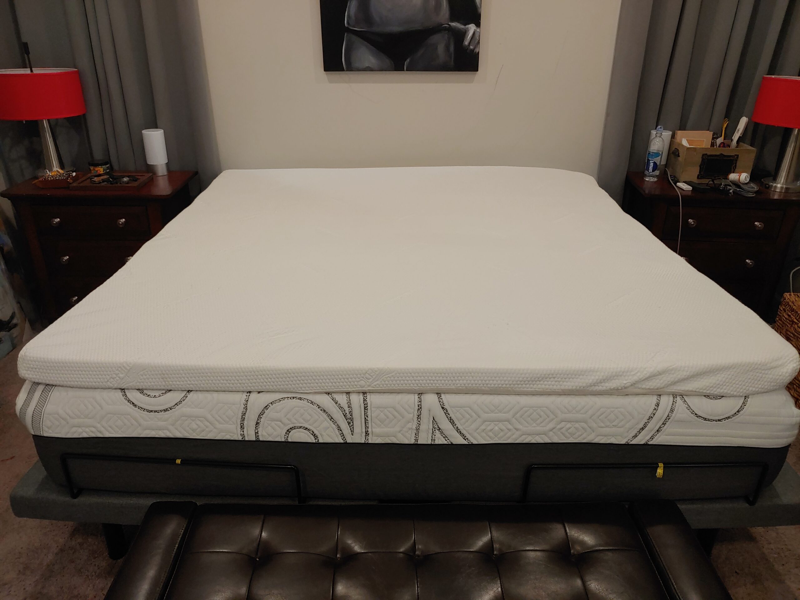 TEMPUR-Adapt (Supreme) 3 Inch Memory Foam Mattress Topper, Queen customer photo 2