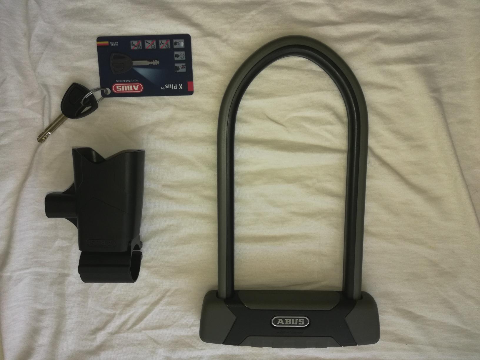 ABUS U-Lock Granit XPlus 540, Bike Lock with XPlus Cylinder, High Protection Against Theft, ABUS Security Level 15, Black/Grey, 23 cm customer photo 1