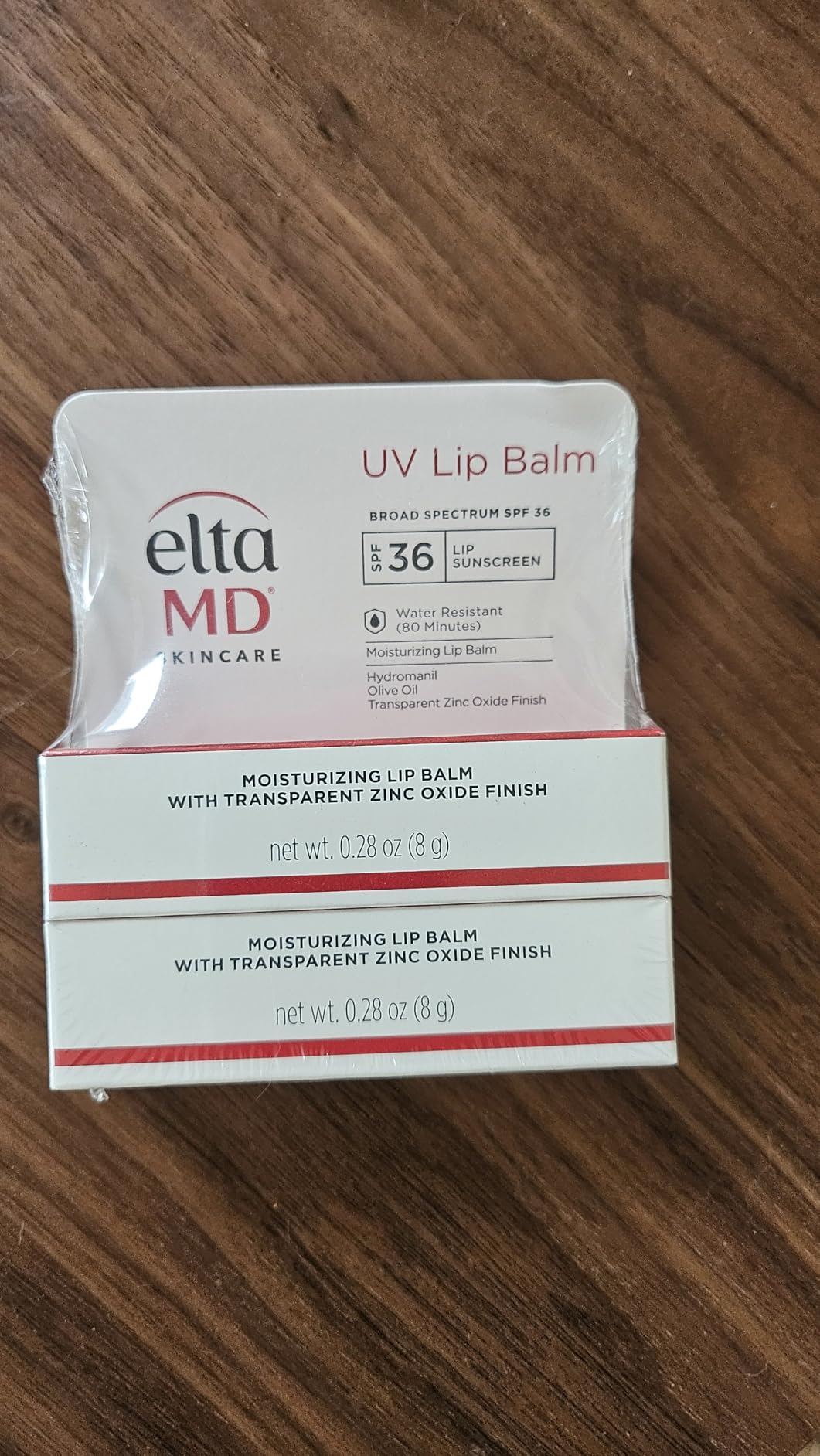 EltaMD UV Lip Balm Sunscreen, Moisturizes and Protects Dry Cracked Lips, Water Resistant up to 80 Minutes, Transparent Zinc Oxide Sunscreen customer photo 2