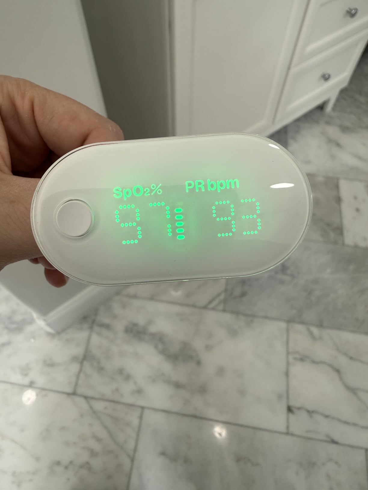 iHealth Rechargeable Fingertip Pulse Oximeter, Bluetooth Blood Oxygen Monitor with App Trend Tracking, SpO2, Pulse Rate, Plethysmograph Waveform and PI Display customer photo 1