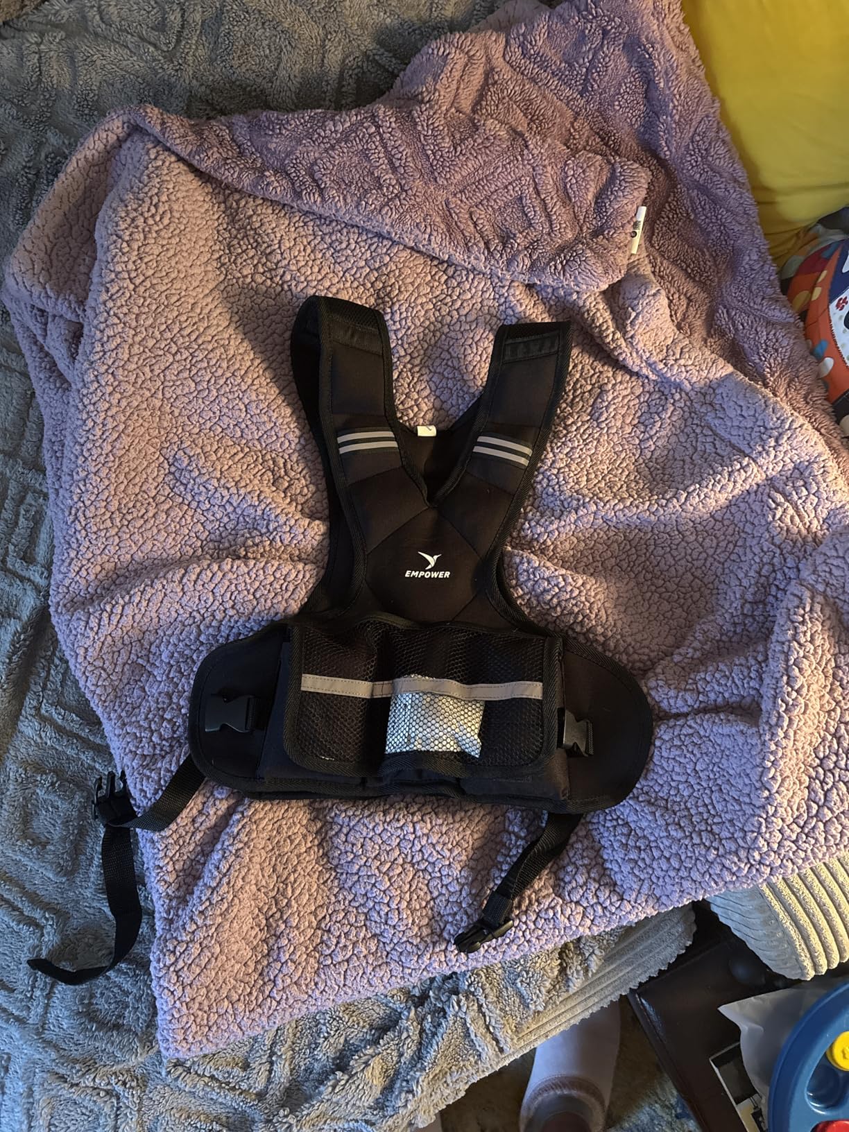 EMPOWER Weighted Vest for Women with Reflective Strips - Fixed 8lbs, Adjustable 4-10lbs (4 in1) or Adjustable10-16lbs (4 in 1), Strengthen Muscles, Boost Bone Health, and Burn More Calories for Workout - Rucking Vest customer photo 1