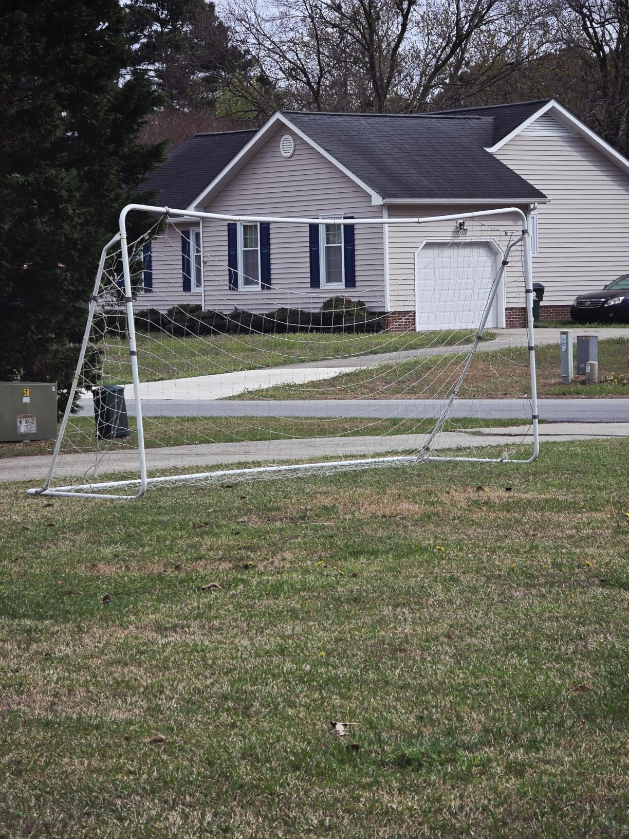 ZENY Portable Soccer Goal for Backyard, 12x6 / 10x6.5 / 8x5 / 6x4 ft Kids Adults Soccer Net and Frame for Home Backyard Practice Training Goals customer photo 1