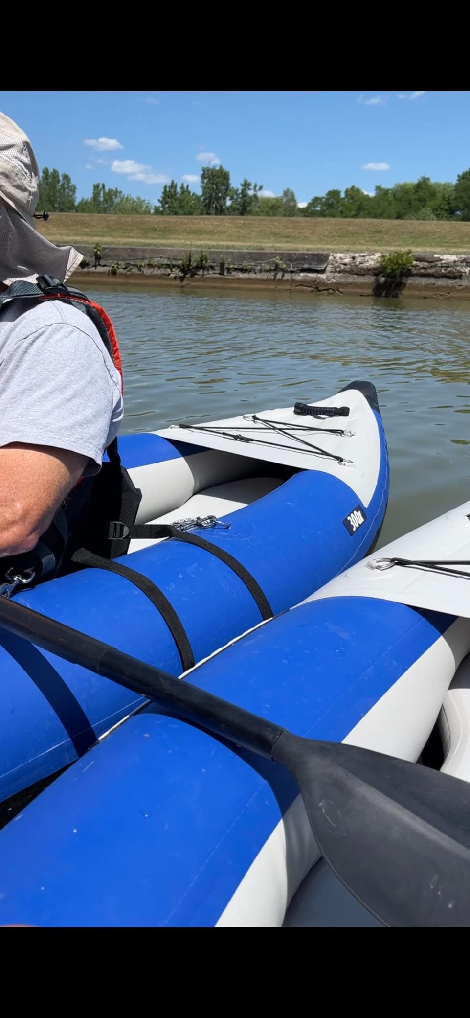 Sea Eagle 300X Explorer Inflatable Kayak - Solo, Self-Bailing, Drop Stitch Floor - Paddle, Seat, Pump, Skeg, Bag customer photo 1