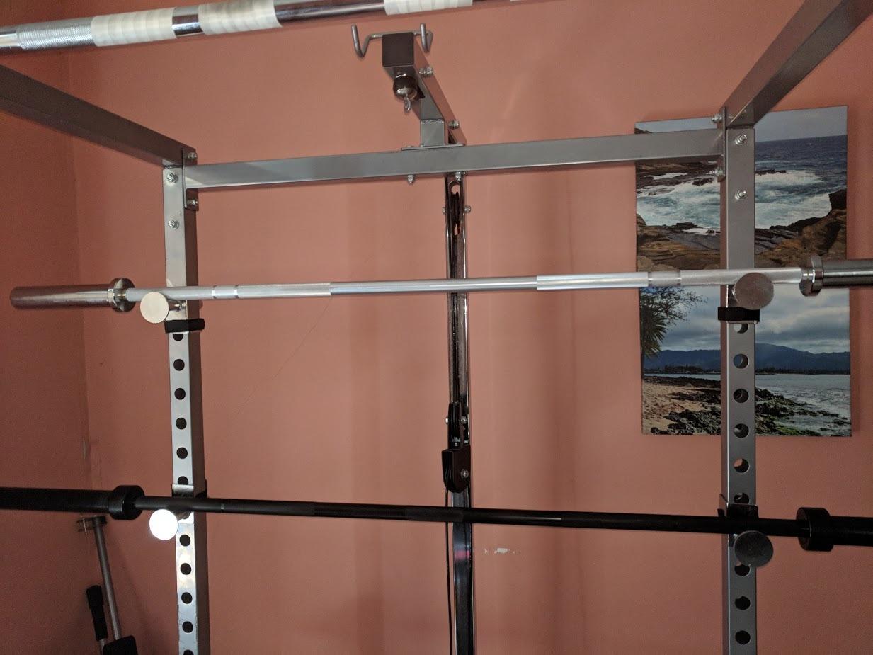 Rage Fitness Olympic Training Barbell - 7FT 45LB (1500LB Capacity) - Home & Commercial Gym Weightlifting Bar for Squats, Deadlifts, Bench Press & Strength Training customer photo 1