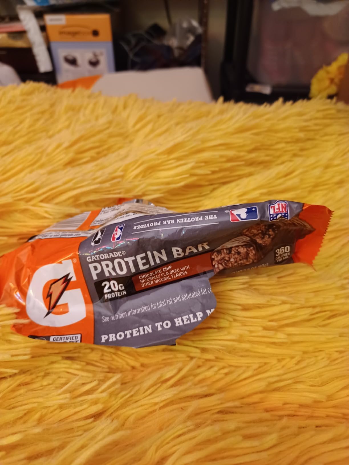 Gatorade Whey Protein Recover Bars, Chocolate Chip, 2.8 ounce(Pack of 12) customer photo 2