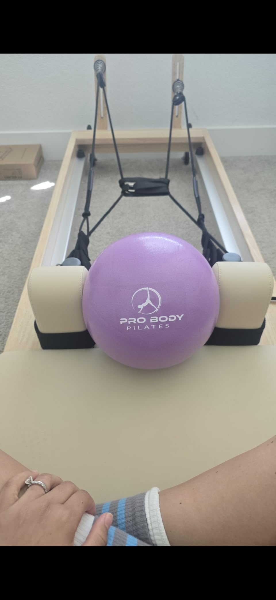 ProBody Pilates Small Exercise Ball - 9 Inch Workout Ball for Stability, Barre, Yoga, Core & Physical Therapy customer photo 2