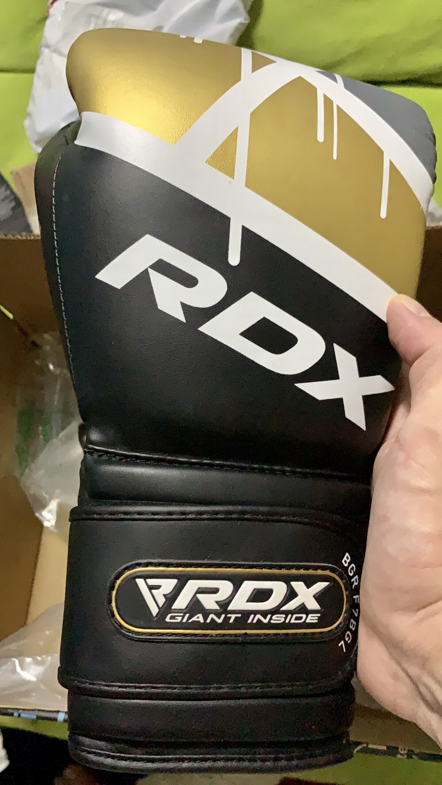 RDX Boxing Gloves EGO - Sparring Muay Thai Kickboxing MMA Heavy Training Mitts, Maya Hide Leather, Ventilated, Long Wrist Support, Punching Bag Workout Pads customer photo 1