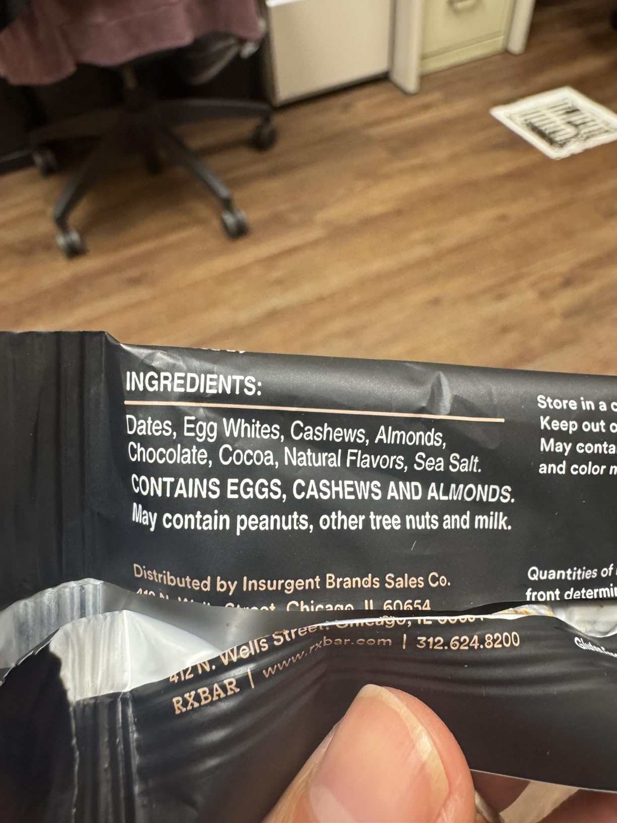 RXBAR Protein Bars, Protein Snack, Snack Bars, Chocolate Sea Salt, 22oz Box (12 Count) customer photo 2