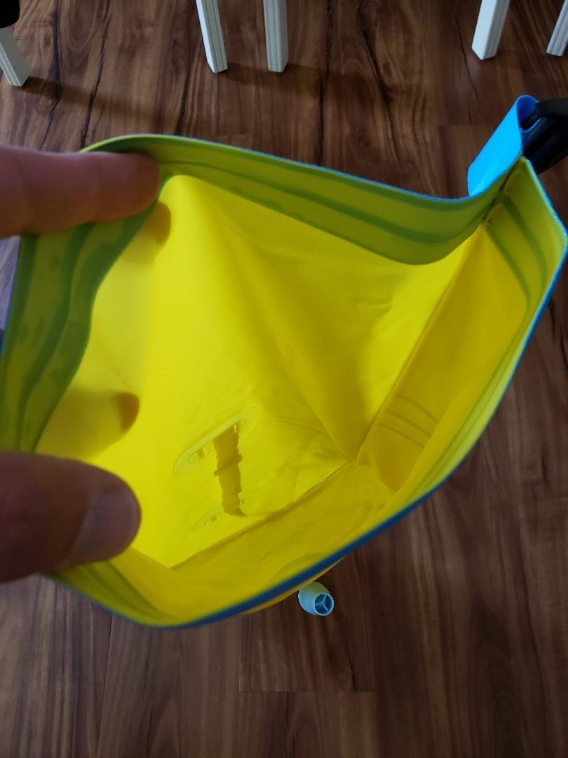 New Wave Swim Buoy - Swim Safety Float and Drybag for Open Water Swimmers, Triathletes, Kayakers and Snorkelers, Highly Visible Buoy Float for Safe Swim Training (PVC 15 Liter Yellow) customer photo 2