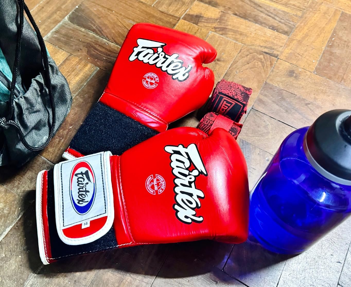 Fairtex BGV9 Muay Thai Boxing Gloves - Mexican Style Glove for Hard Hitters - Light Weight & Shock Absorbent customer photo 2