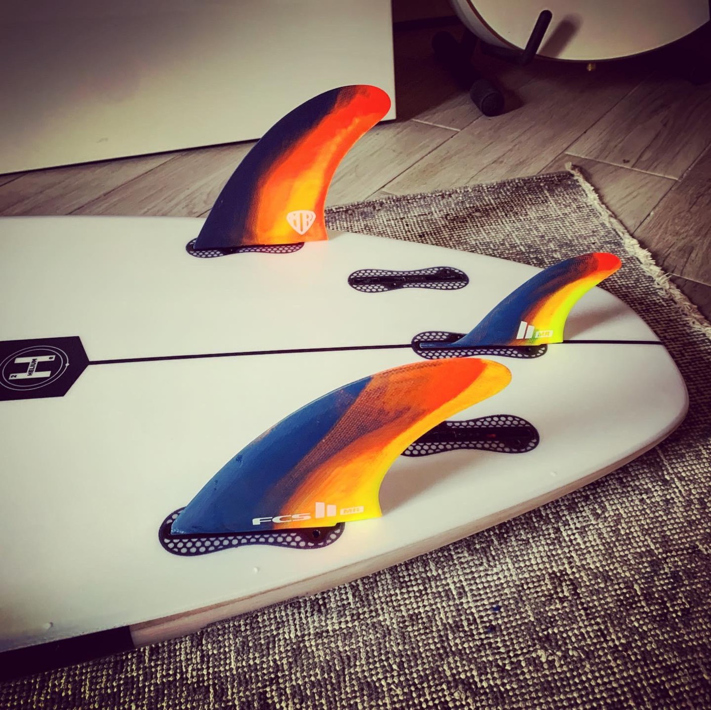 FCS Mark Richards Twin + Stabilizer Template Fin Set - Produces Exceptional Drive and Speed - Recommended for All Board Types customer photo 1