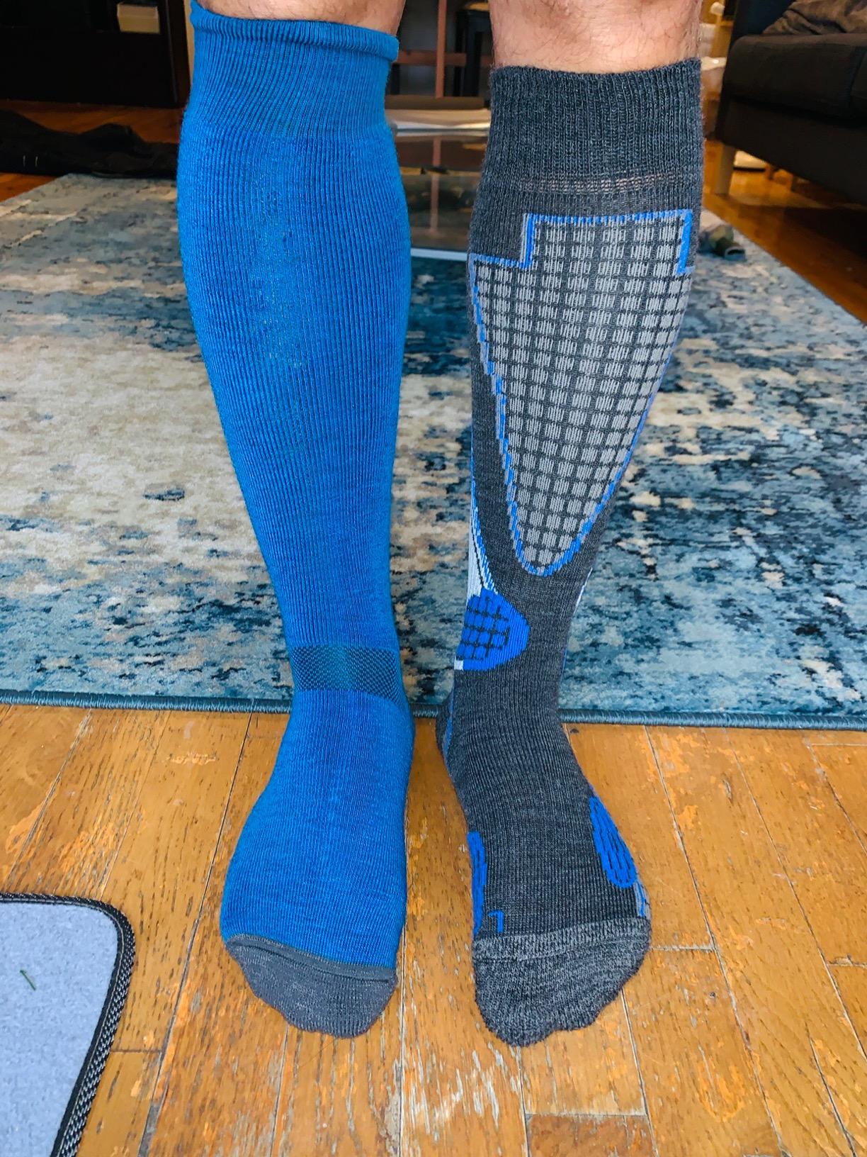 High Performance Wool Ski Socks - Thermal Warm Merino Wool OTC Sock, Men Women customer photo 2