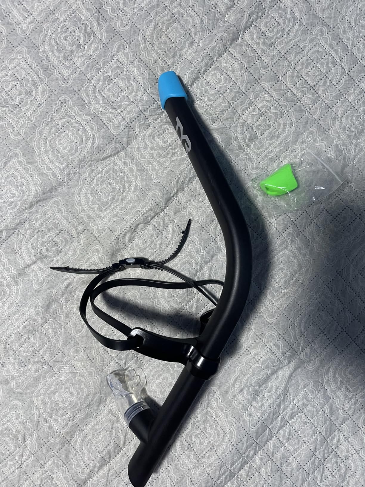 TYR Ultralite Elite Swim Snorkel - Adult Snorkeling Gear for Swimming Training - Ultra-Lightweight and Comfortable for Body Alignment Exercises customer photo 2