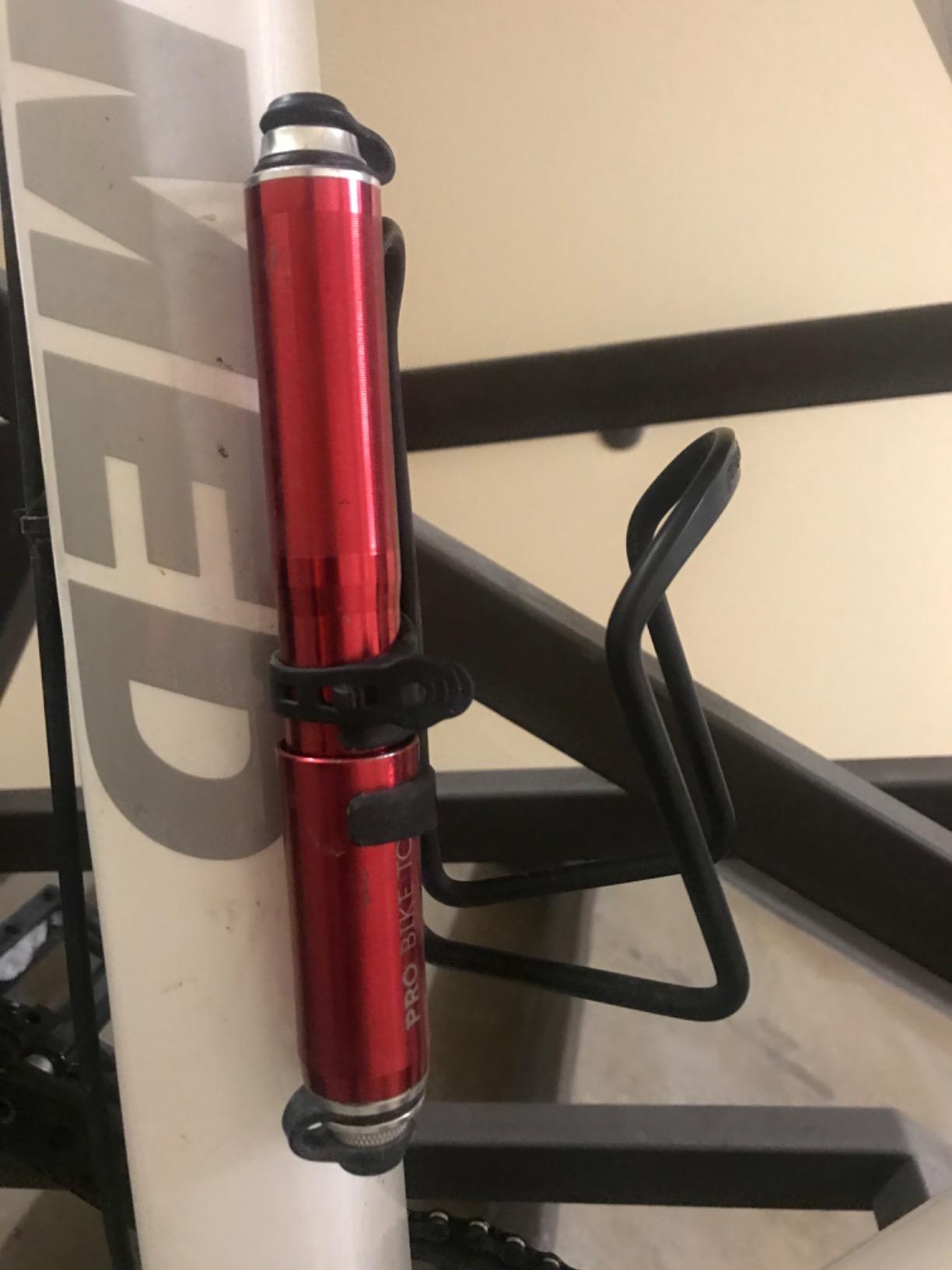 Pro Bike Tool Mini Bike Pump - Compact and Portable Bicycle Tire Pump for Fast Inflation - Compatible with Presta and Schrader Valves - Lightweight and Durable Design - Essential Bicycle Accessories customer photo 2