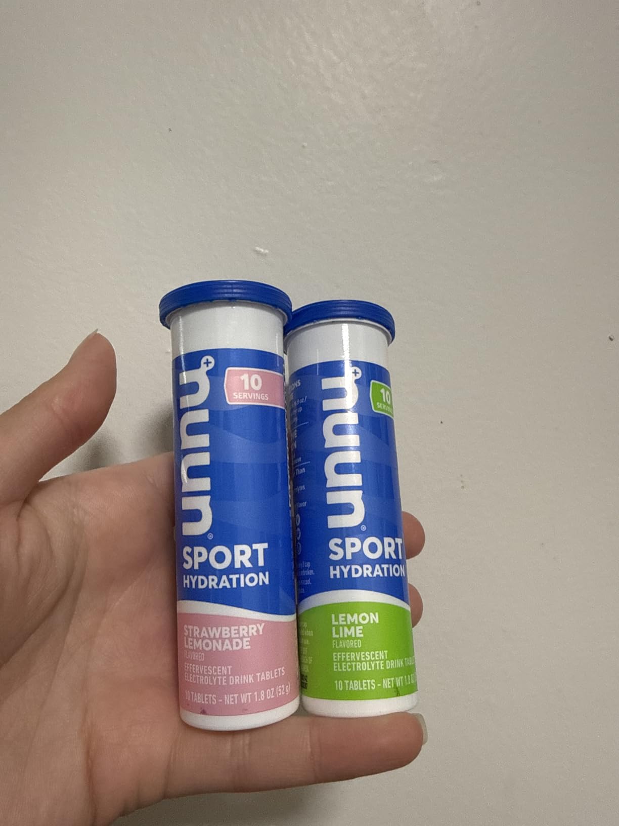 Nuun Sport Electrolyte Tablets with Magnesium, Calcium, Potassium, Chloride & Sodium, Gluten Free & Vegan, Mixed Flavors, 6 Pack (60 Servings Total) customer photo 1
