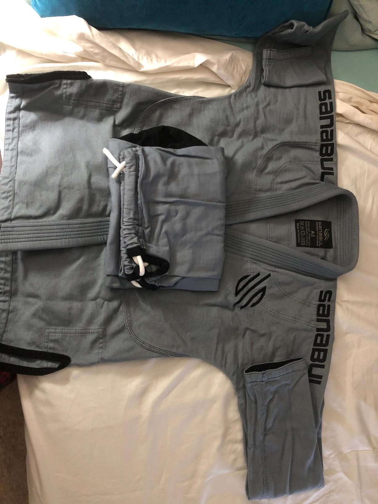 Sanabul Essential BJJ Gi for Men - Brazilian Jiu Jitsu Gi Lightweight Preshrunk Fabric for Jiu-Jitsu Training & Competition customer photo 1